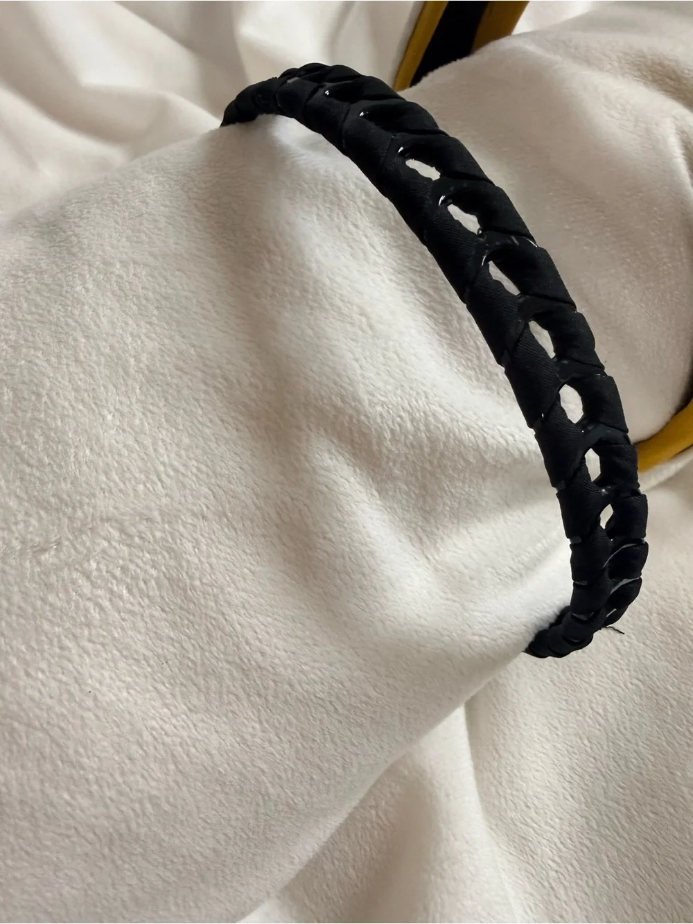 Brand New-Set of 3-Mustard Yellow Knotted,Black Weaved,Print Weaved Headbands